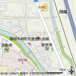 京都府南丹市園部町木崎町東川端周辺の地図