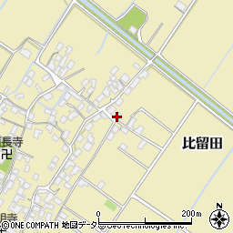滋賀県野洲市比留田568周辺の地図