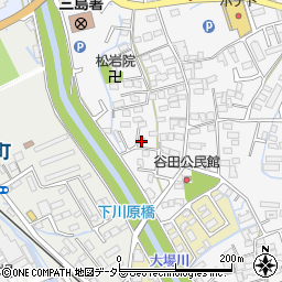 静岡県三島市谷田372周辺の地図