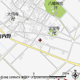 滋賀県近江八幡市安土町内野1320周辺の地図