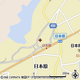 岡山県津山市日本原174周辺の地図