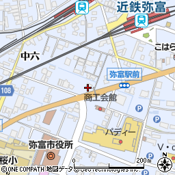 吉野家 １号線弥富店周辺の地図