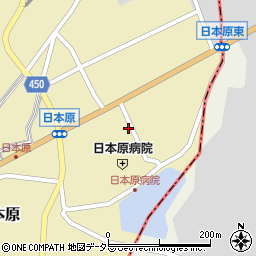 岡山県津山市日本原322周辺の地図