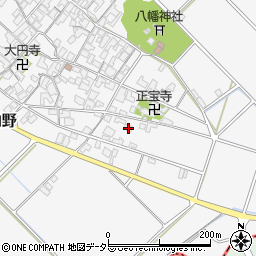 滋賀県近江八幡市安土町内野1350周辺の地図