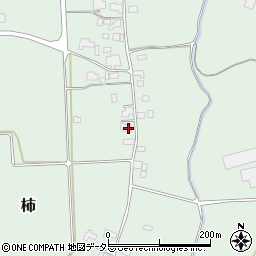 岡山県勝田郡奈義町柿874周辺の地図