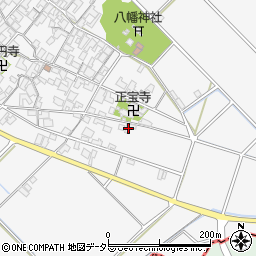 滋賀県近江八幡市安土町内野1363周辺の地図