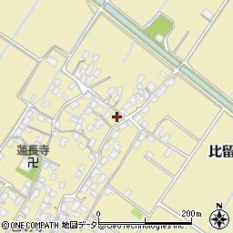 滋賀県野洲市比留田982周辺の地図