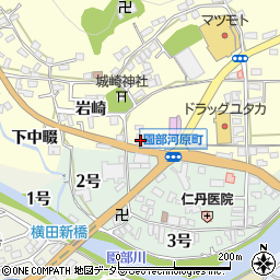 京都府南丹市園部町上木崎町入道周辺の地図