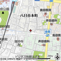 滋賀県東近江市八日市本町13-12周辺の地図