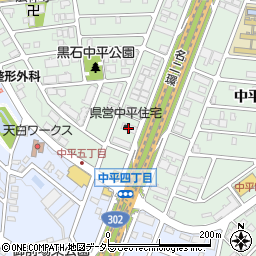 県営中平住宅周辺の地図