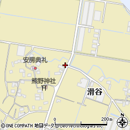 千葉県鴨川市滑谷577周辺の地図