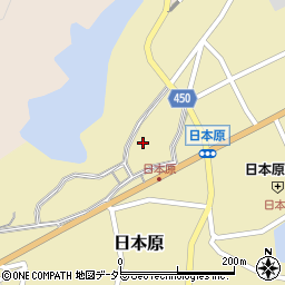 岡山県津山市日本原177周辺の地図