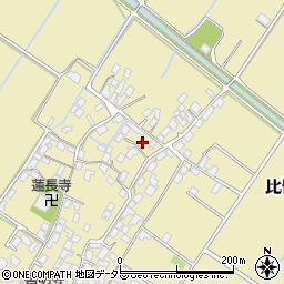 滋賀県野洲市比留田981周辺の地図