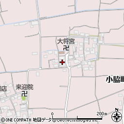滋賀県東近江市小脇町1627周辺の地図