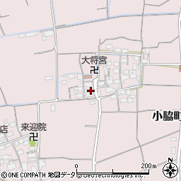 滋賀県東近江市小脇町1628周辺の地図
