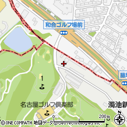 愛知県東郷町（愛知郡）和合（ドンドロ）周辺の地図