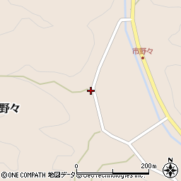 兵庫県丹波篠山市市野々223周辺の地図