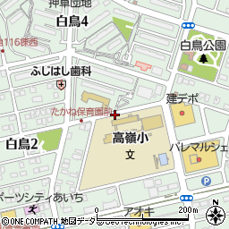 愛知県愛知郡東郷町白鳥周辺の地図