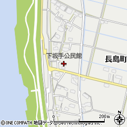 下坂手公民館周辺の地図