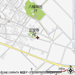 滋賀県近江八幡市安土町内野1381周辺の地図