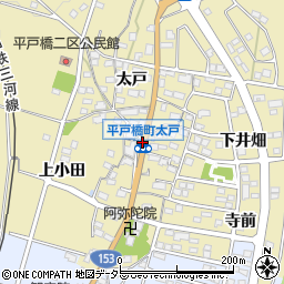 平戸橋町太戸周辺の地図