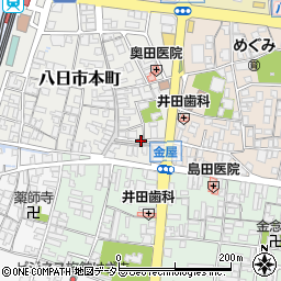 滋賀県東近江市八日市本町16周辺の地図