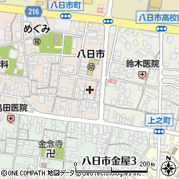 滋賀県東近江市八日市町6周辺の地図
