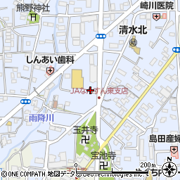 静岡県清水町（駿東郡）伏見周辺の地図