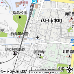 滋賀県東近江市八日市本町11-9周辺の地図
