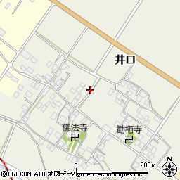 滋賀県野洲市井口周辺の地図