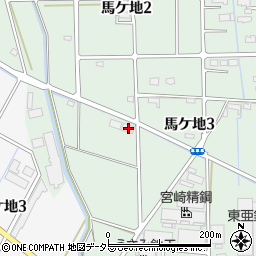 愛知県弥富市馬ケ地3丁目230周辺の地図