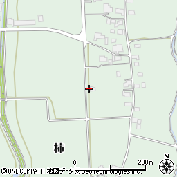 岡山県勝田郡奈義町柿607周辺の地図