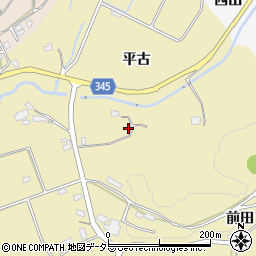 愛知県豊田市手呂町周辺の地図