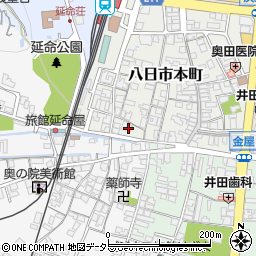滋賀県東近江市八日市本町11周辺の地図