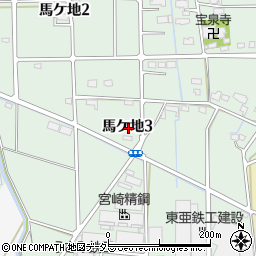 愛知県弥富市馬ケ地3丁目周辺の地図