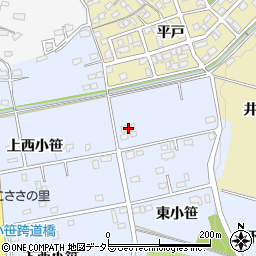 愛知県豊田市越戸町東小笹173周辺の地図