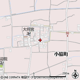 滋賀県東近江市小脇町1478-1周辺の地図