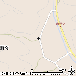 兵庫県丹波篠山市市野々199周辺の地図