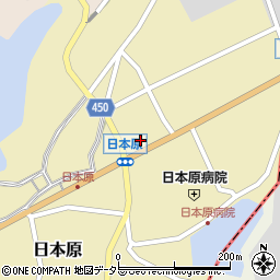 岡山県津山市日本原214周辺の地図