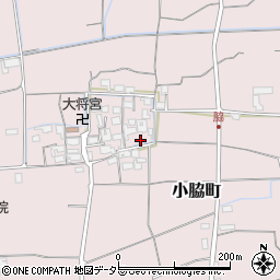 滋賀県東近江市小脇町1345周辺の地図