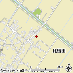 滋賀県野洲市比留田565周辺の地図