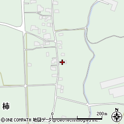 岡山県勝田郡奈義町柿1176周辺の地図