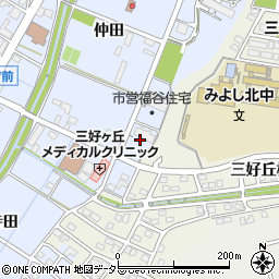 愛知県みよし市福谷町重郎左周辺の地図