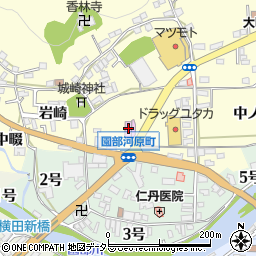 京都府南丹市園部町上木崎町四辻周辺の地図