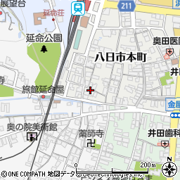 滋賀県東近江市八日市本町11-1周辺の地図