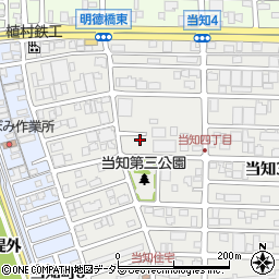 愛知県名古屋市港区当知4丁目401周辺の地図