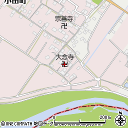 大念寺周辺の地図