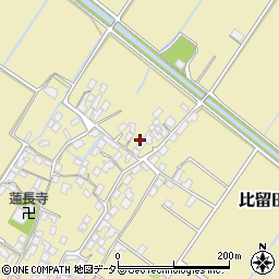 滋賀県野洲市比留田1017周辺の地図