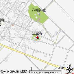正宝寺周辺の地図