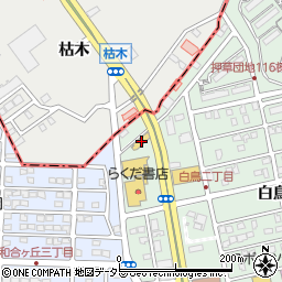 タイヤ館日進東郷周辺の地図